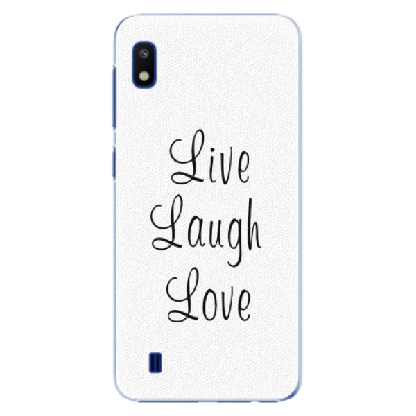 Plastové pouzdro iSaprio - Live Laugh Love - Samsung Galaxy A10