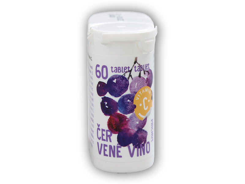 Pangamin Vitamín C 200mg červené víno 60 tab.