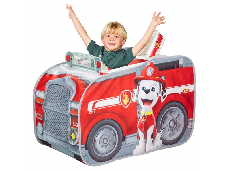 Paw Patrol Dětský Pop Up stan hasičské auto