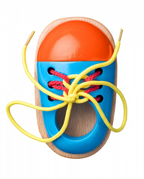 Woody hračky pro nejmenší - Šněrovací botička