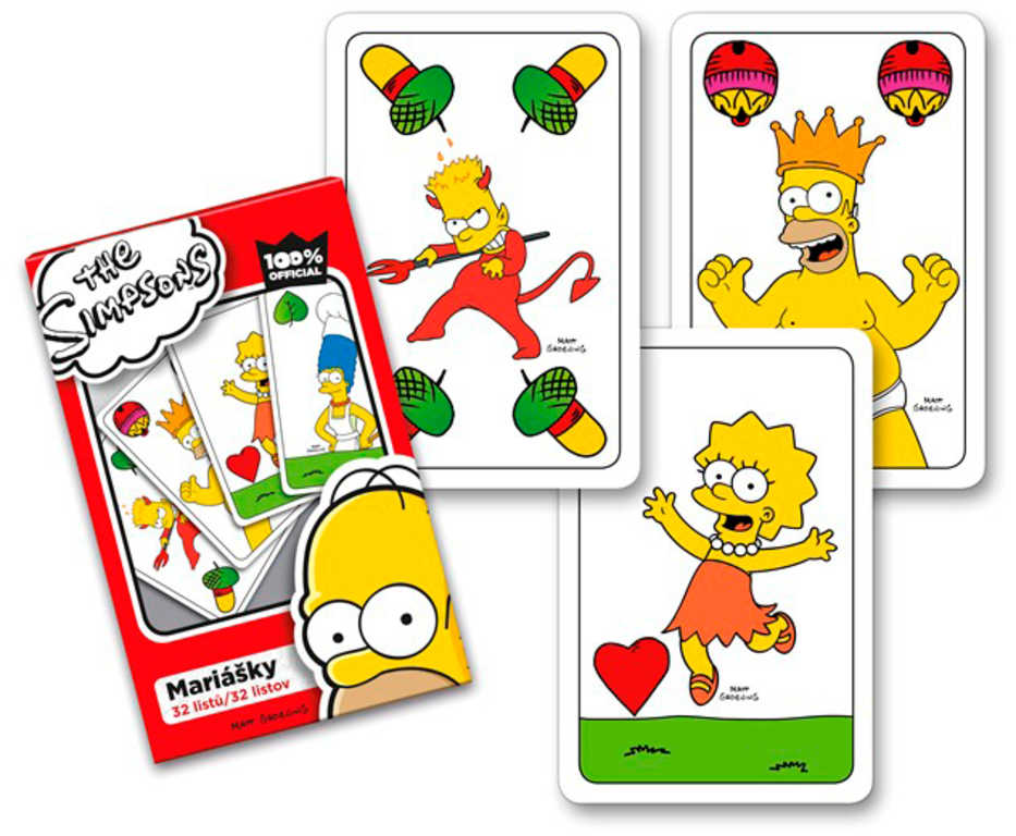 EFKO Hra karty Mariášky The Simpsons *SPOLEČENSKÉ HRY*