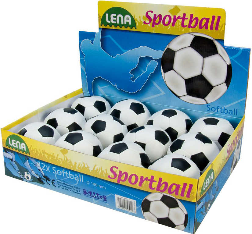 LENA Soft míček fotbalový měkký kopačák 11cm