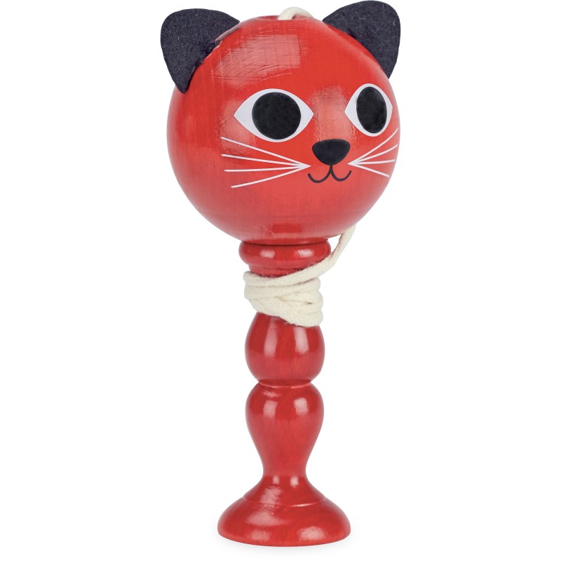 Vilac Balónek na tyči kočička červená