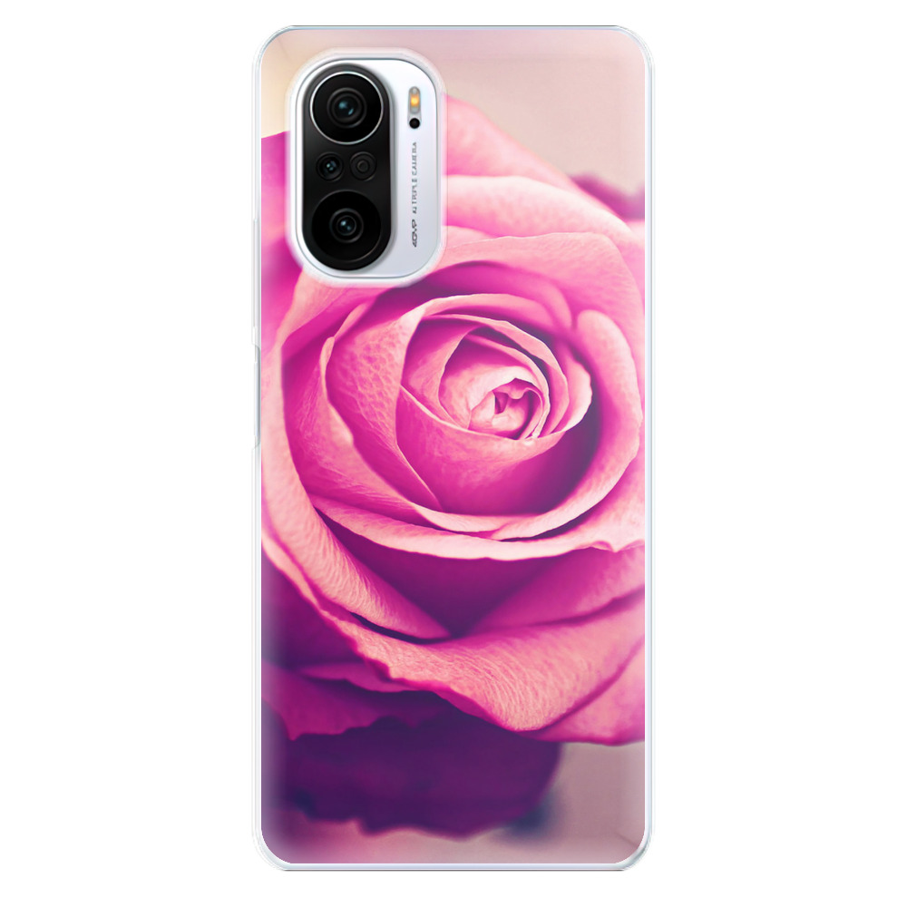 Odolné silikonové pouzdro iSaprio - Pink Rose - Xiaomi Poco F3