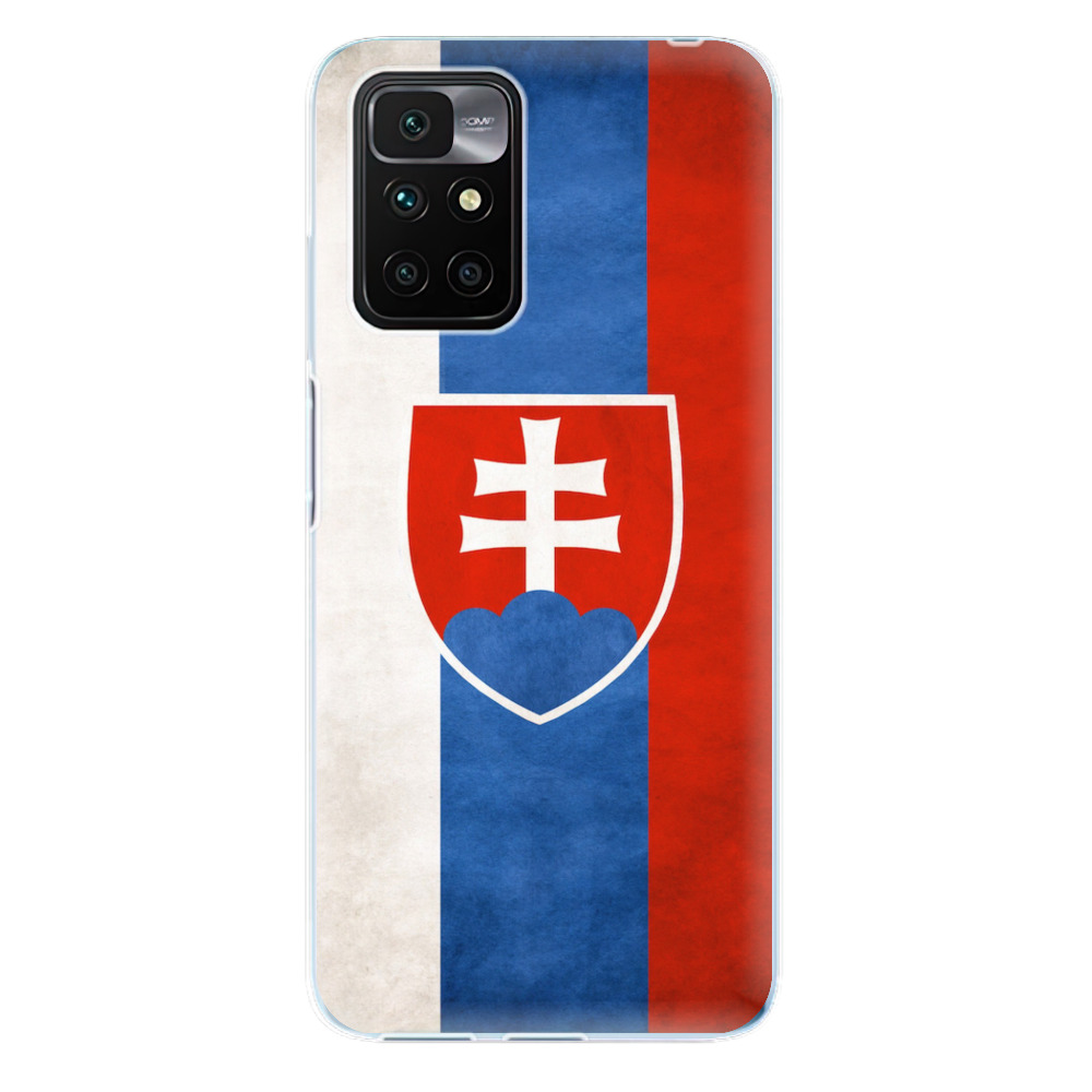 Odolné silikonové pouzdro iSaprio - Slovakia Flag - Xiaomi Redmi 10