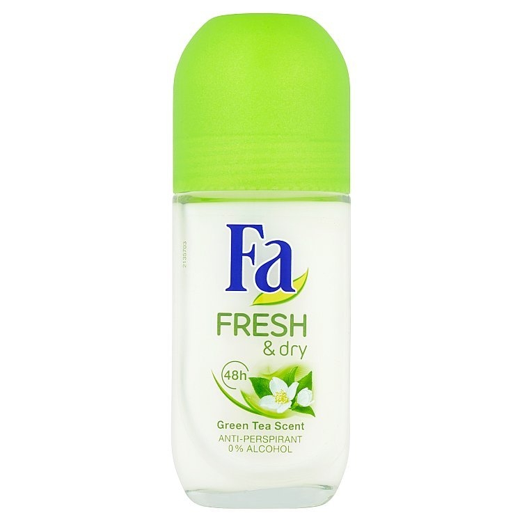 Fa Fresh & Dry Green Tea roll-on bez alkoholu, 50 ml