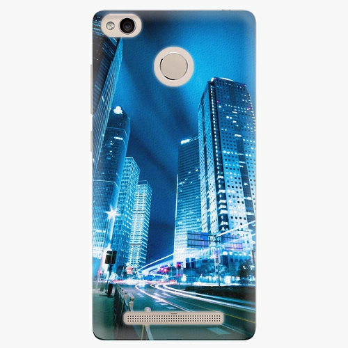 Plastový kryt iSaprio - Night City Blue - Xiaomi Redmi 3S