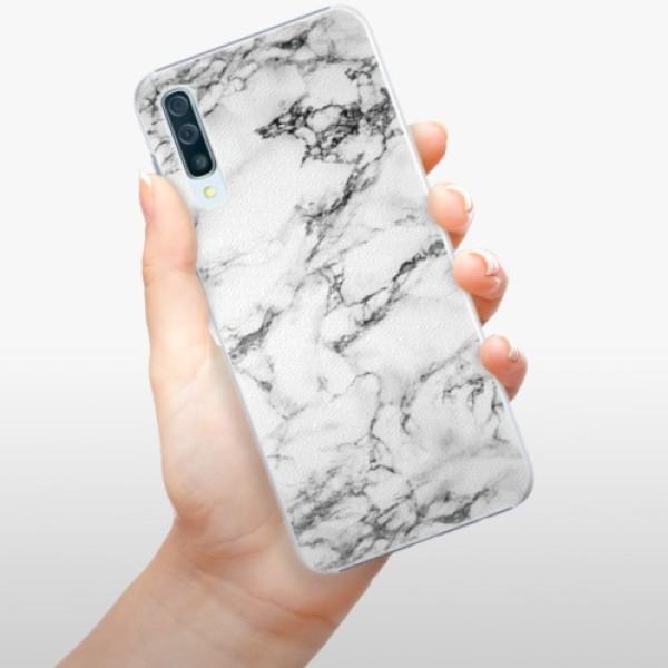 Plastové pouzdro iSaprio - White Marble 01 - Samsung Galaxy A50