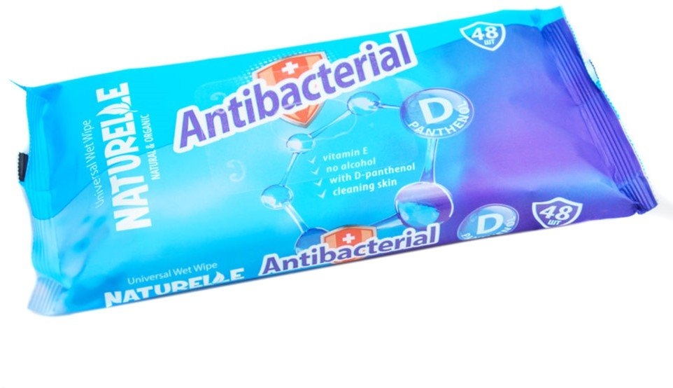 Naturelle Antibacterial ubrousky 48ks