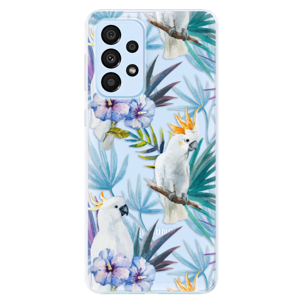 Odolné silikonové pouzdro iSaprio - Parrot Pattern 01 - Samsung Galaxy A33 5G
