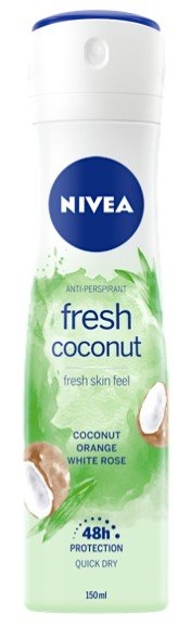 Nivea Fresh Coconut dámský antiperspirant, 150 ml
