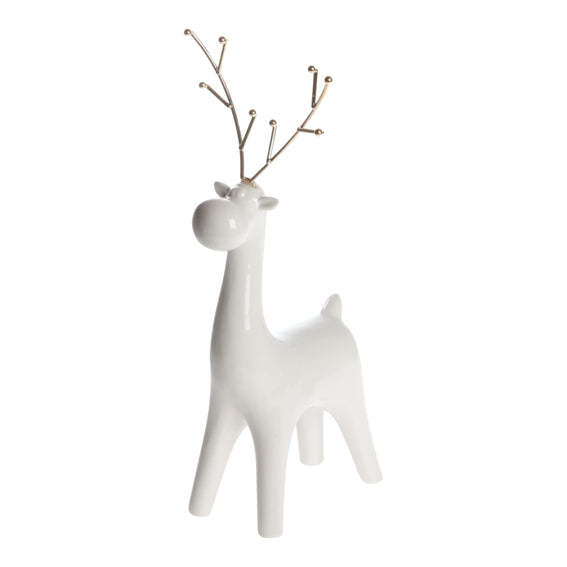 Det Gamle Apotek - Vánoční dekorace - porcelánový jelen