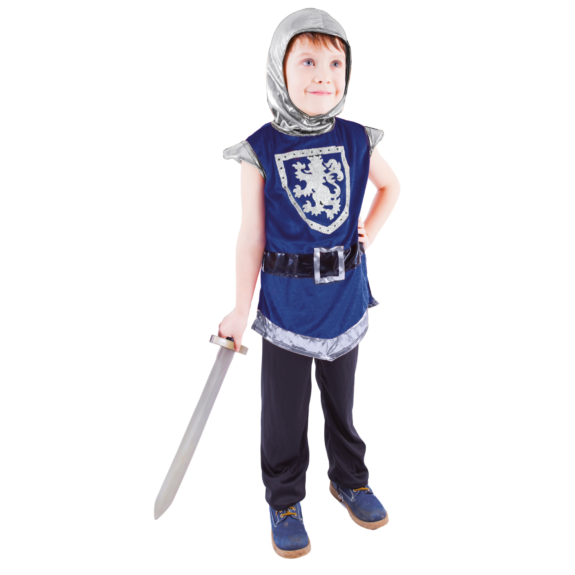 Dětský kostým rytíř s erbem modrý (M) e-obal