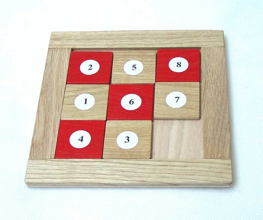 Dřevěná didaktická hračka čísla