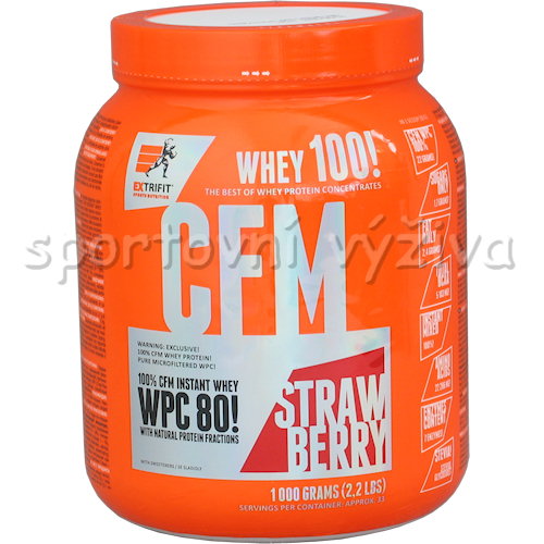 CFM Instant Whey 80 Whey 100! - 1000g-vanilka