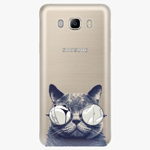Plastový kryt iSaprio - Crazy Cat 01 - Samsung Galaxy J7 2016