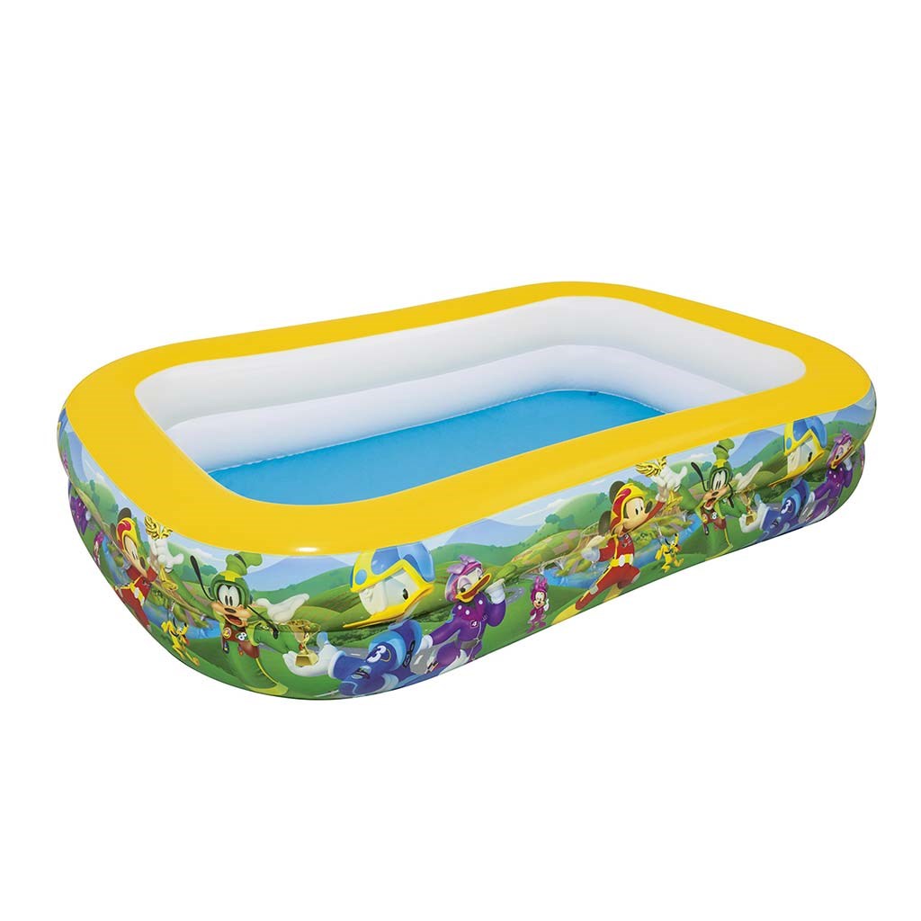  - Dětský nafukovací bazén Bestway Mickey Mouse Roadster rodinný - multicolor
