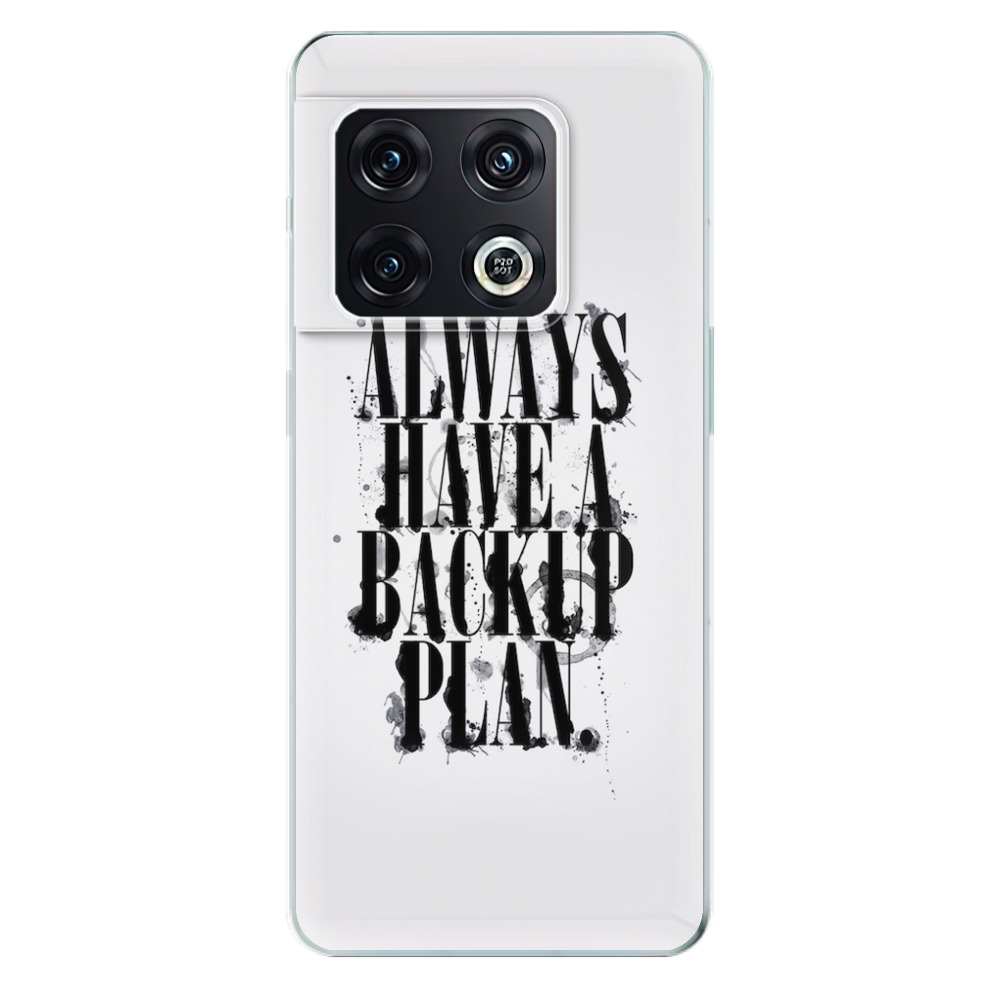 Odolné silikonové pouzdro iSaprio - Backup Plan - OnePlus 10 Pro