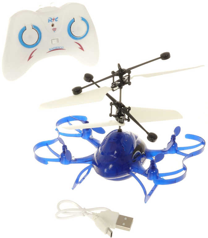 RC Dron na vysílačku vznášedlo ovládání pohybem ruky USB na baterie Světlo