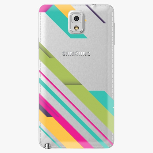 Plastový kryt iSaprio - Color Stripes 03 - Samsung Galaxy Note 3