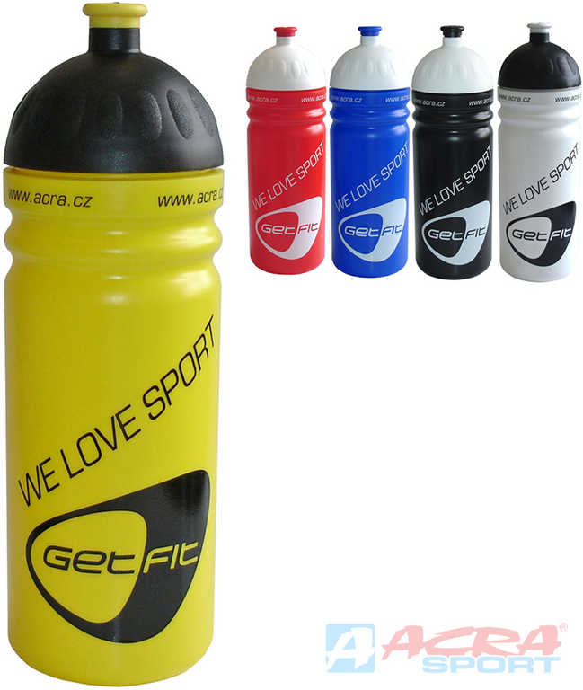 ACRA Láhev sportovní na pití 0,7l plastová 5 barev