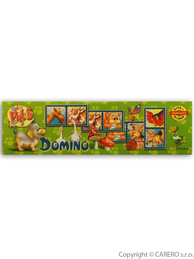 Dětské domino - Malá zvířátka - zelená