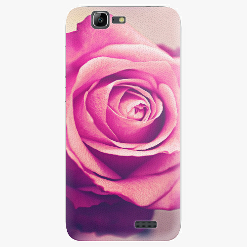 Plastový kryt iSaprio - Pink Rose - Huawei Ascend G7