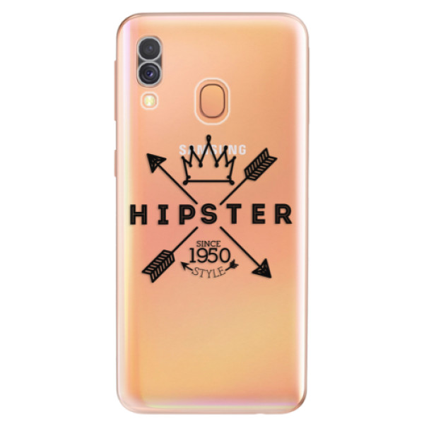 Odolné silikonové pouzdro iSaprio - Hipster Style 02 - Samsung Galaxy A40