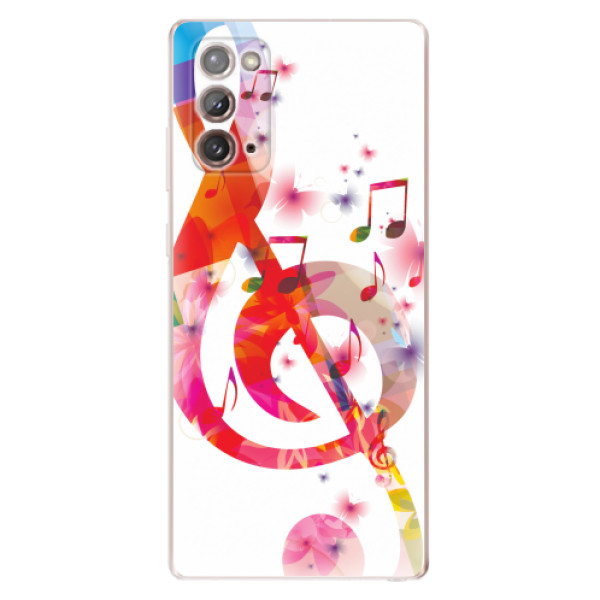 Odolné silikonové pouzdro iSaprio - Love Music - Samsung Galaxy Note 20