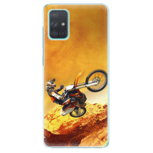 Plastové pouzdro iSaprio - Motocross - Samsung Galaxy A71