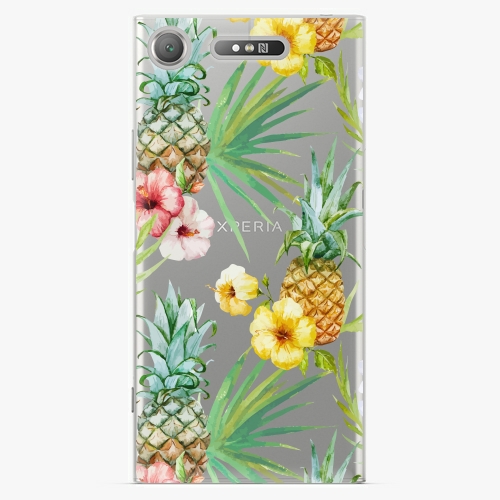 Plastový kryt iSaprio - Pineapple Pattern 02 - Sony Xperia XZ1