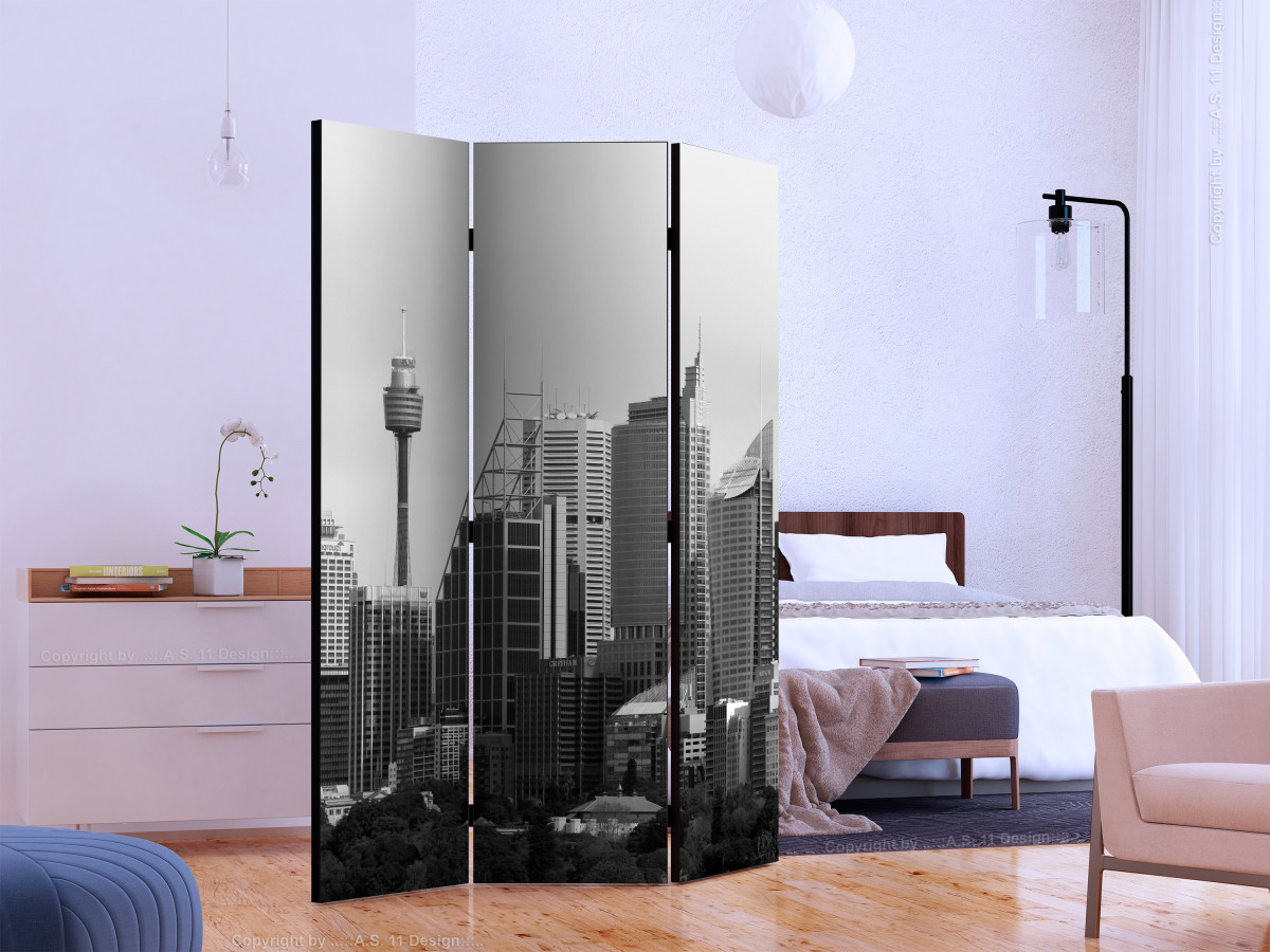 Paraván mrakodrapy v Sydney - 135x172 cm
