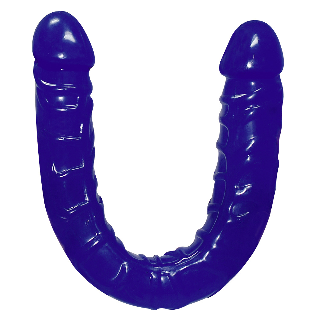 Oboustranný modrý masturbátor - Ultra Dongs
