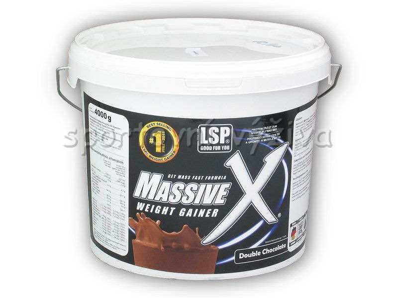 Massive X weightgainer - 4000g-vanilkovy-krem