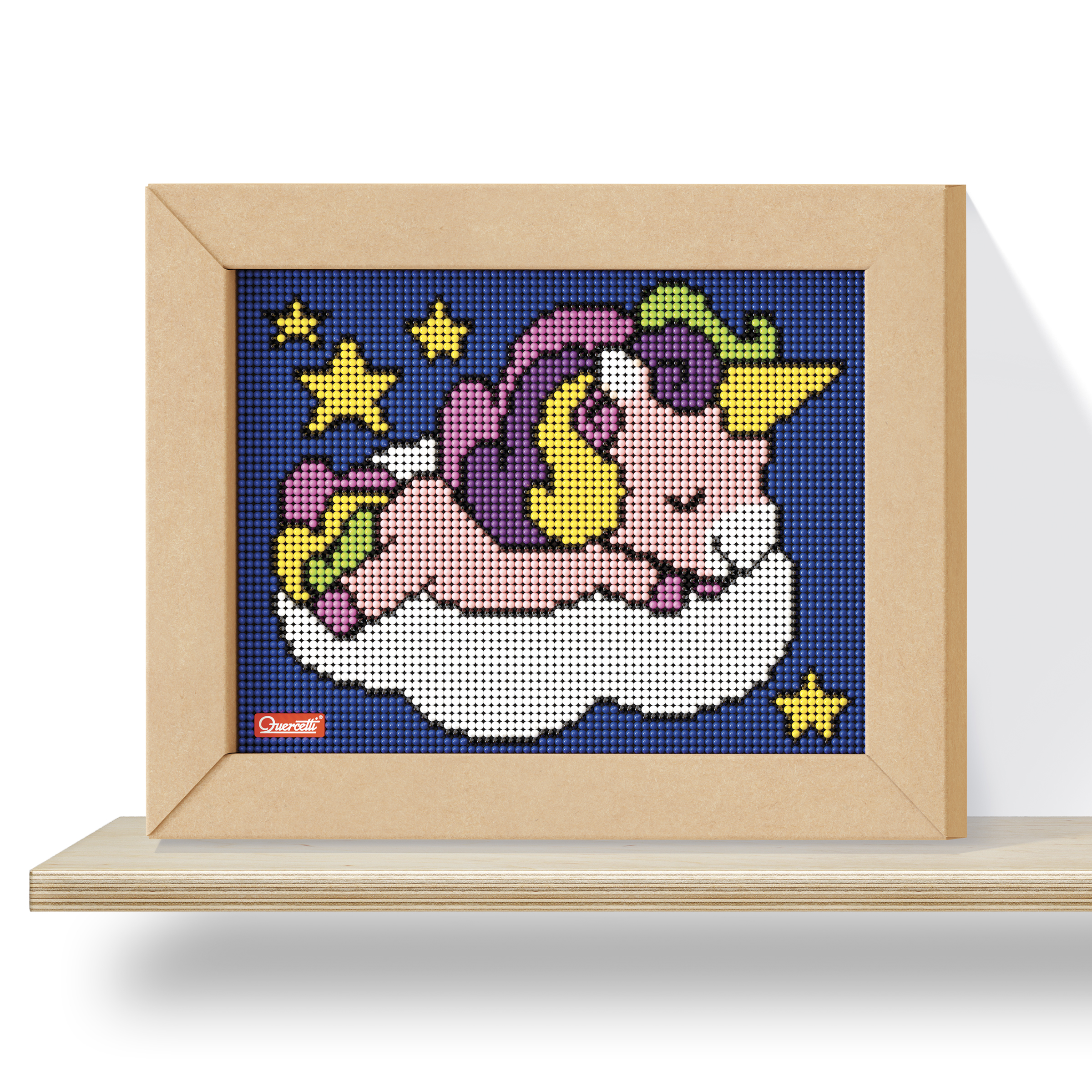Quercetti 00795 Pixel Art 4 Kawaii Unicorn – mozaika z kolíčků