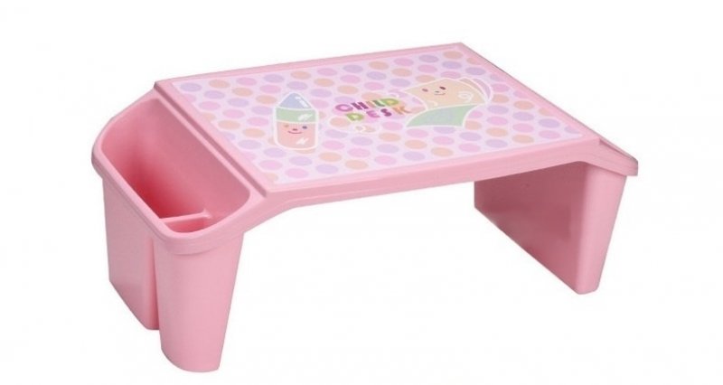 Jídelní stolek pro děti i dospělé - Růžová