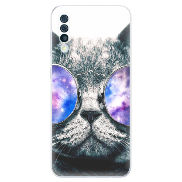 Odolné silikonové pouzdro iSaprio - Galaxy Cat - Samsung Galaxy A50