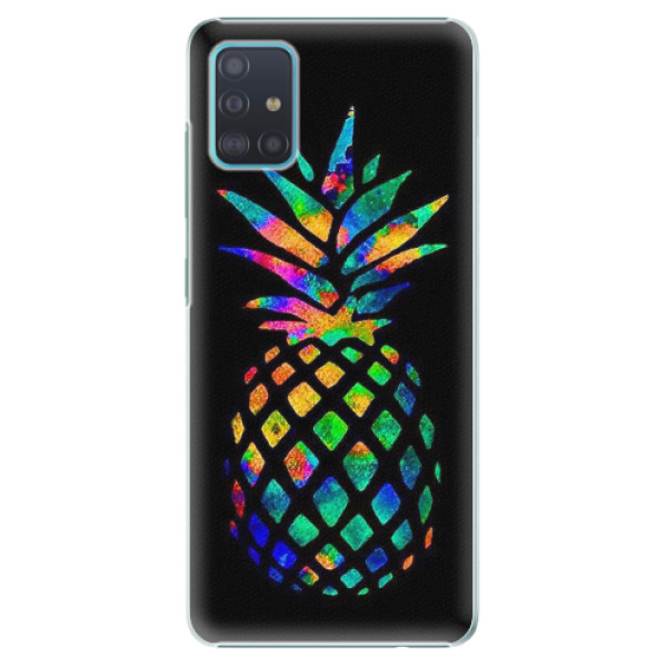 Plastové pouzdro iSaprio - Rainbow Pineapple - Samsung Galaxy A51