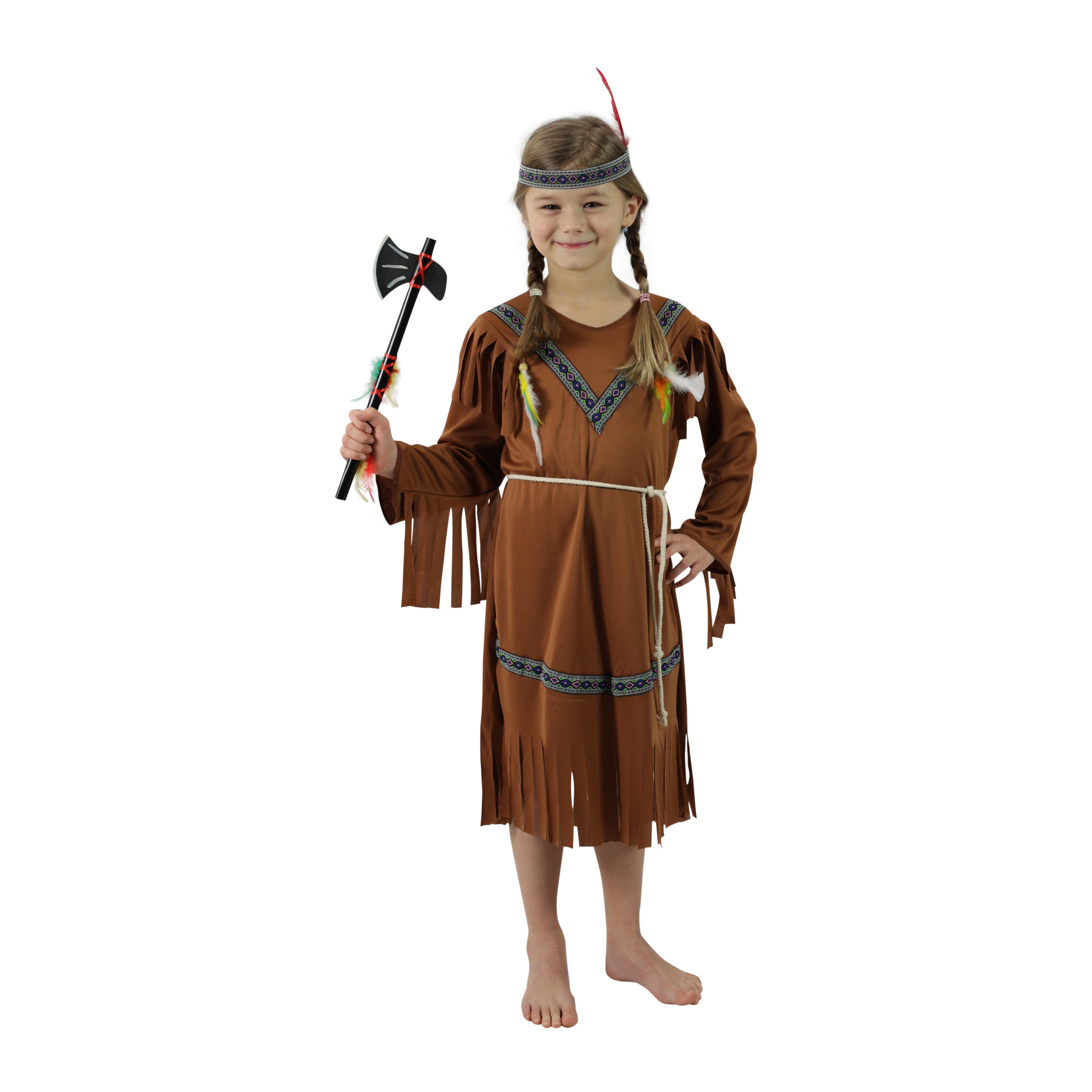 Dětský kostým indiánka s čelenkou (S) e-obal