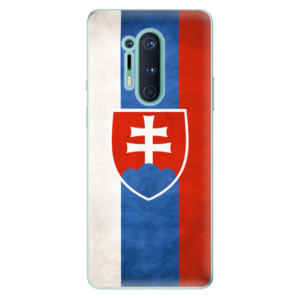 Odolné silikonové pouzdro iSaprio - Slovakia Flag - OnePlus 8 Pro