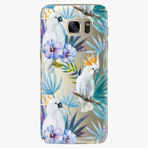 Plastový kryt iSaprio - Parrot Pattern 01 - Samsung Galaxy S7 Edge