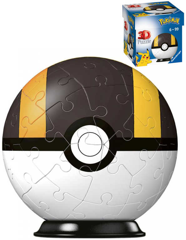 RAVENSBURGER Puzzleball 3D Pokéball skládačka 54 dílků Pokémon II.