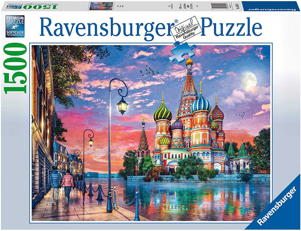 RAVENSBURGER Puzzle Moskva 1500 dílků 80x60cm foto skládačka