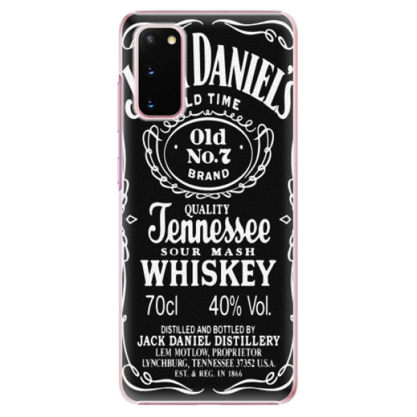 Plastové pouzdro iSaprio - Jack Daniels - Samsung Galaxy S20