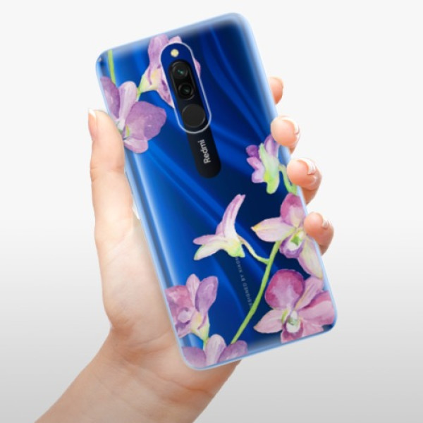 Odolné silikonové pouzdro iSaprio - Purple Orchid - Xiaomi Redmi 8