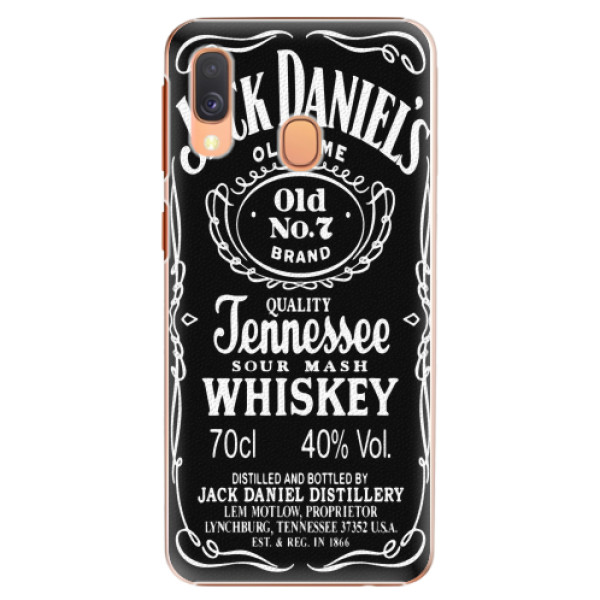 Plastové pouzdro iSaprio - Jack Daniels - Samsung Galaxy A40