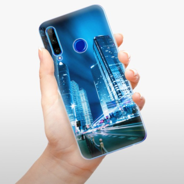Odolné silikonové pouzdro iSaprio - Night City Blue - Huawei Honor 20 Lite