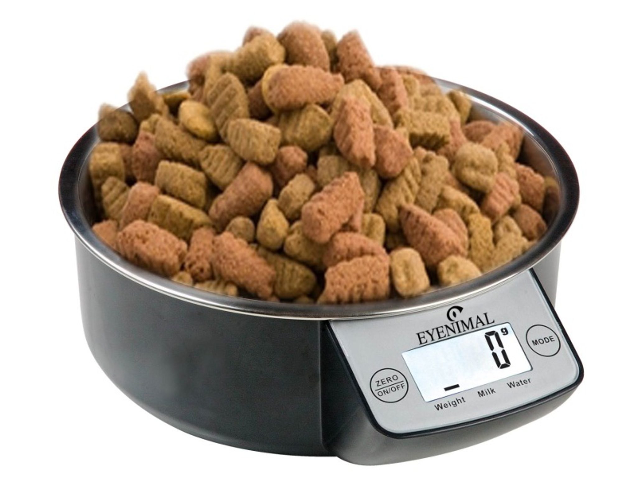 Miska pro psy s váhou EYENIMAL 1 litr - Černá