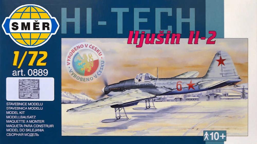 SMĚR Model letadlo Iljušin IL -2 HI Te 1:72 (stavebnice letadla)