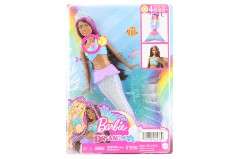 Barbie Blikající mořská panna brunetka HDJ37 TV 1.2.-30.6.2022